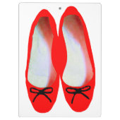 赤い靴 クリップボード (裏面)