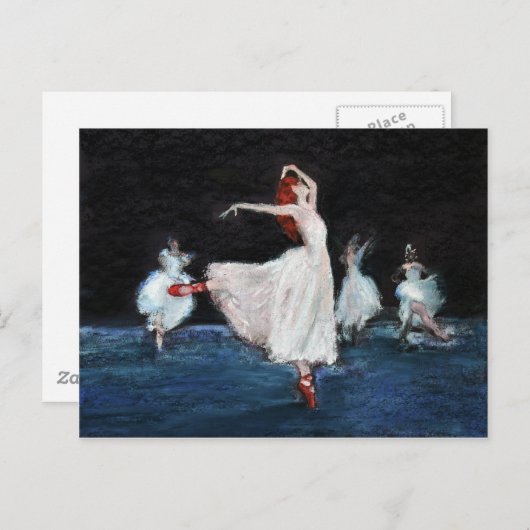 赤い靴 ポストカード (正面/裏面)