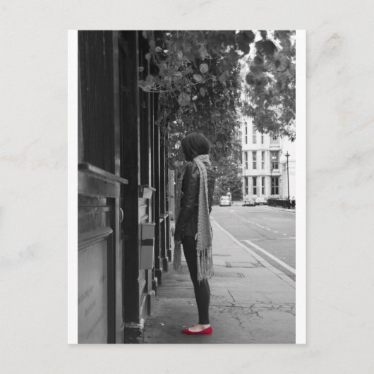 赤い靴 ポストカード (正面)