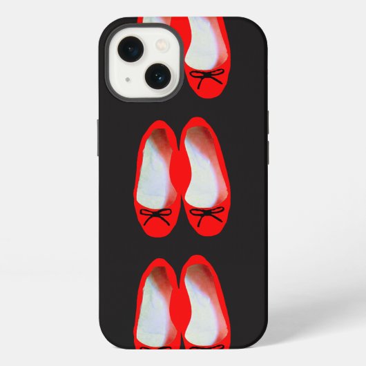 赤い靴 iPhoneケース (裏面)