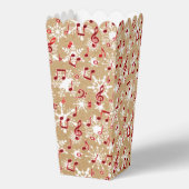 赤い音楽と雪の紙バッグルック フェイバーボックス (裏面)