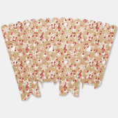 赤い音楽と雪の紙バッグルック フェイバーボックス (見開き)