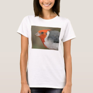 赤い頂点に達された(鳥)ショウジョウコウカンチョウ Tシャツ