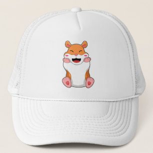 赤い頬のハムスター キャップ