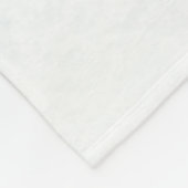 赤い頭のトライペンブロークコーギ冬のクリスマス フリースブランケット (角)