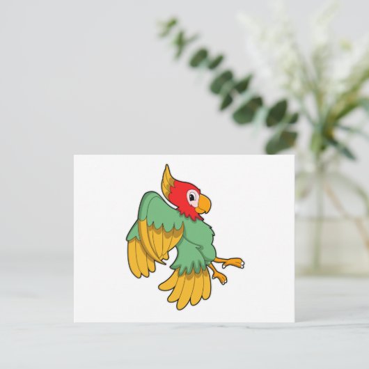 赤い頭のパラオ ポストカード (スタンド正面)