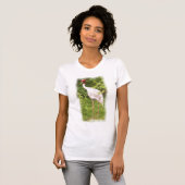 赤い頭の鳥シャツ Tシャツ (正面フル)