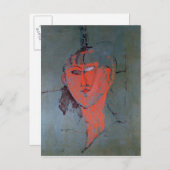 赤い頭部、c.1915 ポストカード (正面/裏面)