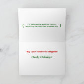 赤い顔をしたルディ シーズンカード (内部)