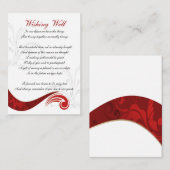 赤い願い エンクロージャーカード (正面/裏面)