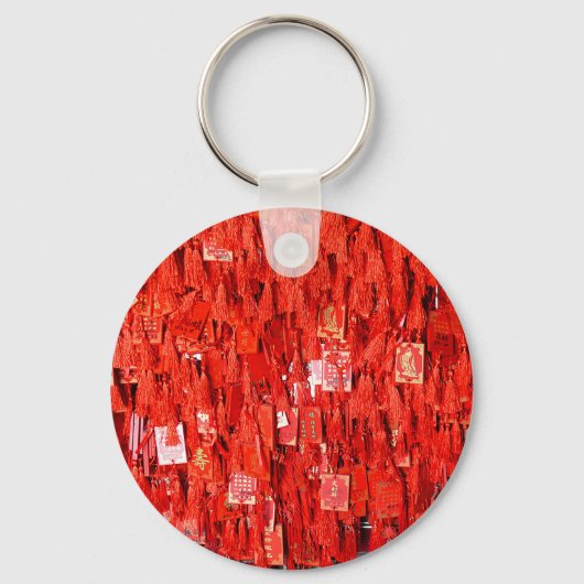 赤い願い キーホルダー (正面)