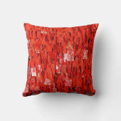 赤い願い クッション (裏面)