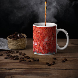 赤い願い コーヒーマグカップ