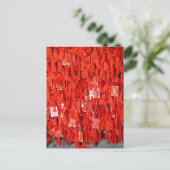 赤い願い ポストカード (スタンド正面)