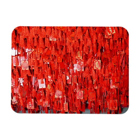 赤い願い マグネット (横)