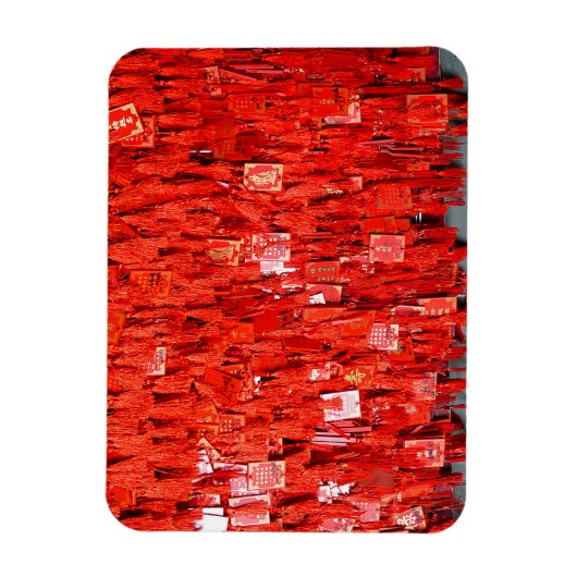 赤い願い マグネット (縦)