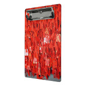 赤い願い ミニクリップボード (アングル2)