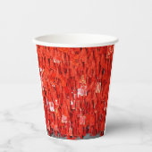 赤い願い 紙コップ (正面)