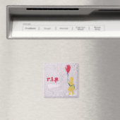 赤い風船の女の子のR.I.P.ステンシル マグネット (インサイチュ (食洗機))