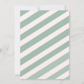 赤い飛行機の着陸の誕生日パーティー 招待状 (裏面)