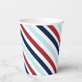 赤い飛行機の赤ちゃんシャワー 紙コップ (裏面)