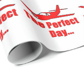 赤い飛行機 ラッピングペーパー (ロールコーナー)