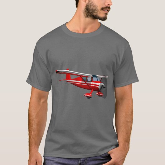 赤い飛行機 Tシャツ (正面)