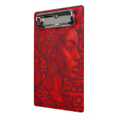 赤い驚くべきクリップボード ミニクリップボード (アングル2)