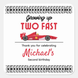 赤い高速レースカーボーイ2ndを育ててくれてありがとう スクエアシール