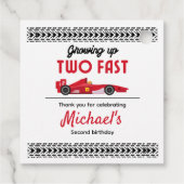 赤い高速レースカーボーイ2ndを育ててくれてありがとう フェイバータグ (裏面)