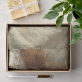 赤い髪のベッドに横たわる美しい少女 薄葉紙 (ギフト)