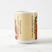 赤い髪の女性の美しいキュービズムを丸める コーヒーマグカップ (中央)