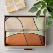 赤い髪の女性の美しいキュービズムを丸める 薄葉紙 (ギフト)