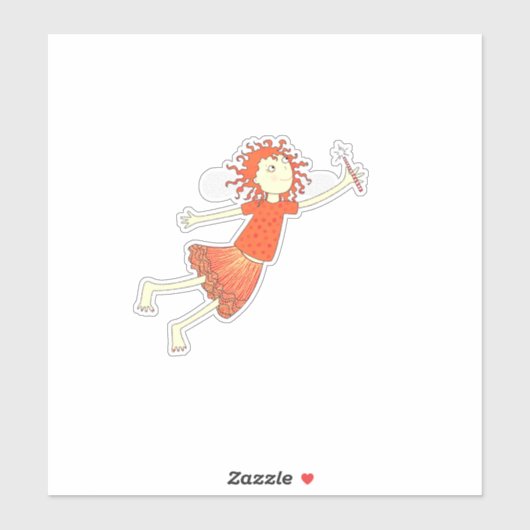 赤い髪の妖精 シール (シート)