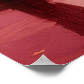 赤い魔女が壊れた桟橋に座る ポスター (角)