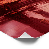 赤い魔女が壊れた桟橋に座る ポスター (コーナー)