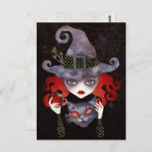 赤い魔女のはがき ポストカード (正面/裏面)