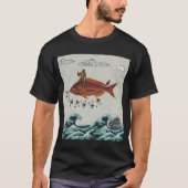 赤い魚 Tシャツ (正面)
