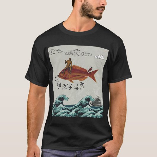 赤い魚 Tシャツ (正面)