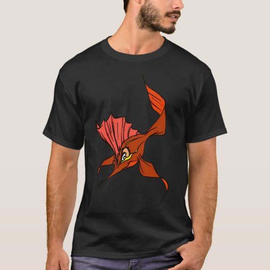 赤い魚 Tシャツ (正面)