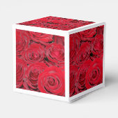 赤い鮮やかバラ フェイバーボックス (裏面サイド)