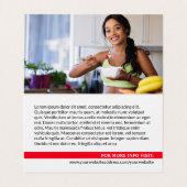 赤い鮮やかQRコードフォトソーシャルメディアのアイコン 名刺 (内部フラット)