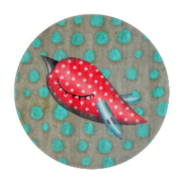 赤い鳥 カッティングボード