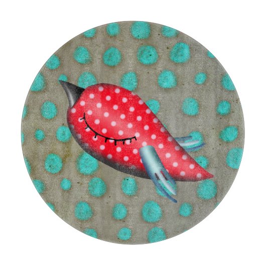 赤い鳥 カッティングボード (正面)