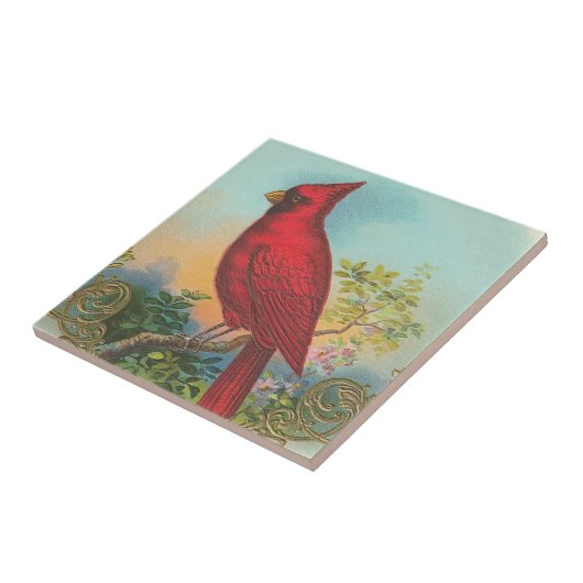 赤い鳥 タイル (側面)