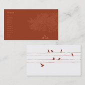 赤い鳥-ビジネス 名刺 (正面/裏面)