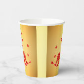 赤い鳥 紙コップ (左)