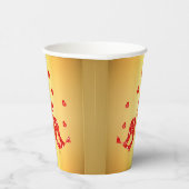 赤い鳥 紙コップ (右)