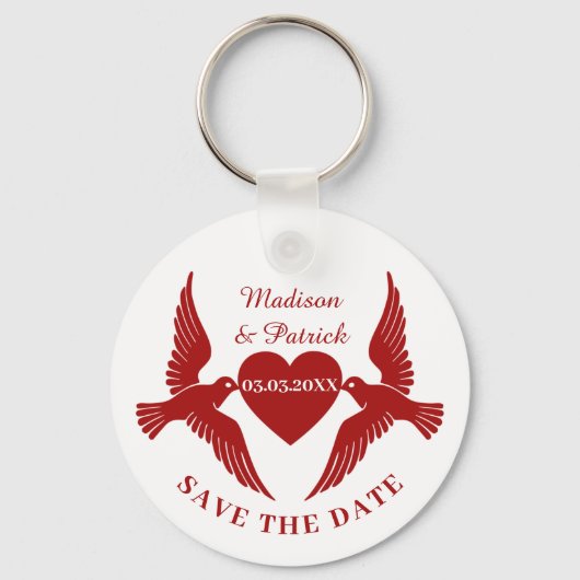 赤い鳩 キーホルダー (裏面)