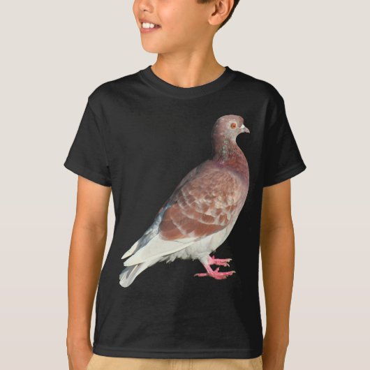 赤い鳩（孤立） Tシャツ (正面)